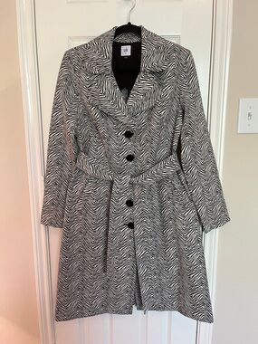 Cabi Zebra 007 Trench Coat